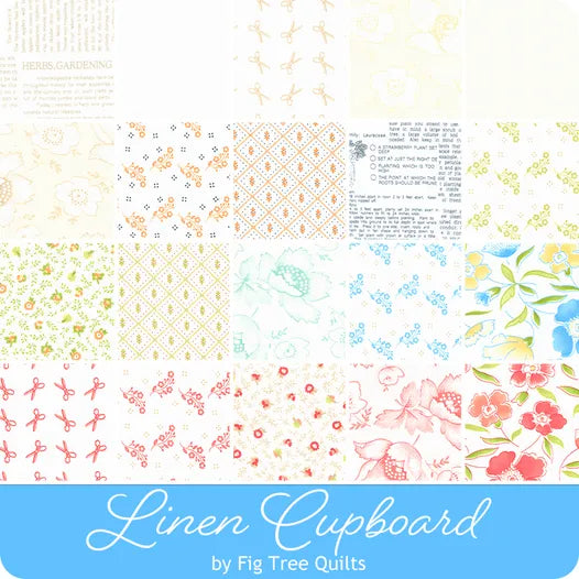 Linen Cupboard Fat Quarter Bundle by Fig Tree & Co. for Moda Fabrics ...