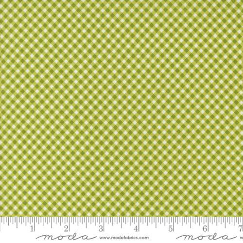 Raspberry Summer, Gingham in Lime by Sherri & Chelsi for Moda Fabrics ...
