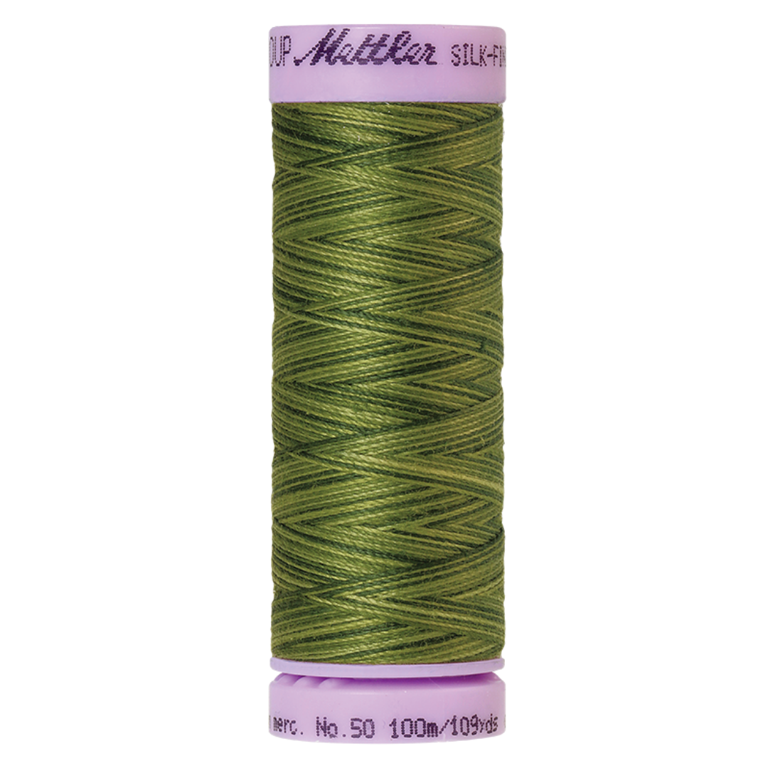 Silk Finish Cotton Multi 109 Yds. Thread by Mettler in Ferns #9818 ...